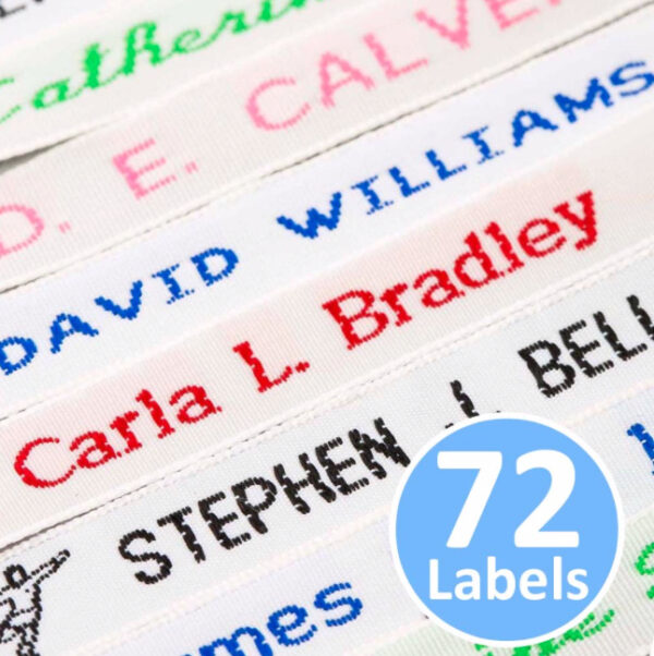 Personalised Woven Name Tapes - Sew On or Iron On