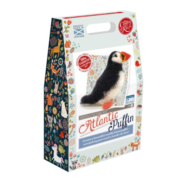 Puffin - Needle Felting Kits - Crafty Kit Company - Image 2