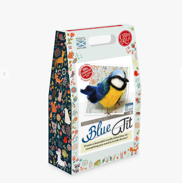 Blue Tit - Needle Felting Kit - Crafty Kit Company - Image 2
