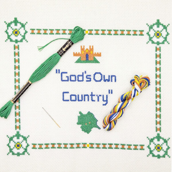 Sew Yorkshire - Counted Cross Stitch Kits - Series of 9 Different Yorkshire Phrases