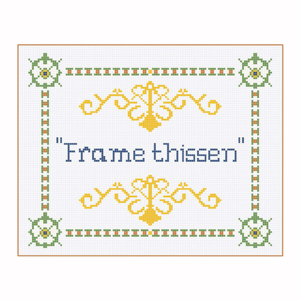 Sew Yorkshire - Counted Cross Stitch Kits - Series of 9 Different Yorkshire Phrases - Image 2