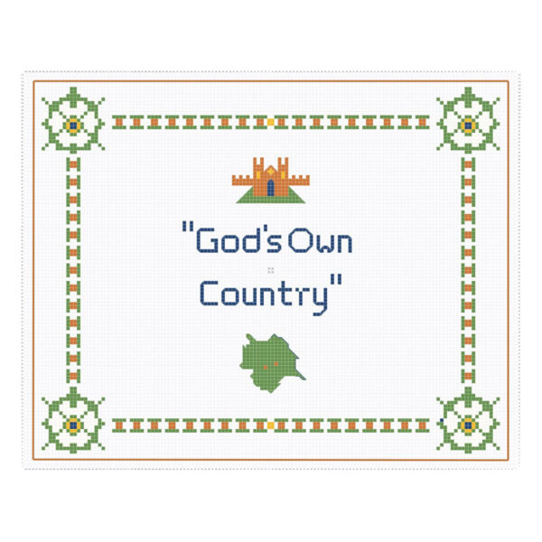 Sew Yorkshire - Counted Cross Stitch Kits - Series of 9 Different Yorkshire Phrases - Image 8
