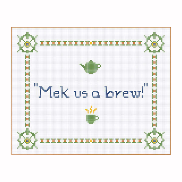Sew Yorkshire - Counted Cross Stitch Kits - Series of 9 Different Yorkshire Phrases - Image 9