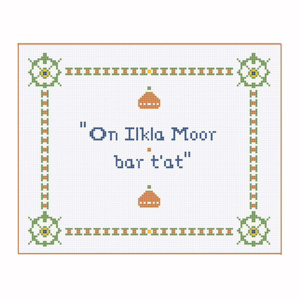 Sew Yorkshire - Counted Cross Stitch Kits - Series of 9 Different Yorkshire Phrases - Image 4