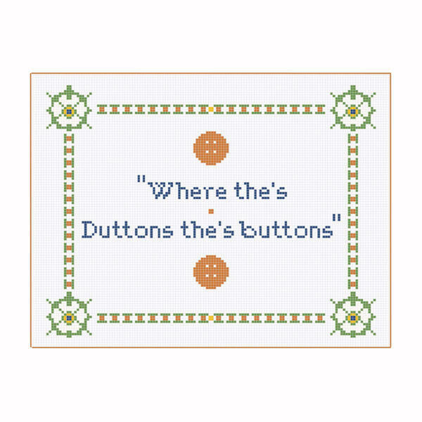 Sew Yorkshire - Counted Cross Stitch Kits - Series of 9 Different Yorkshire Phrases - Image 6