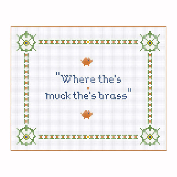 Sew Yorkshire - Counted Cross Stitch Kits - Series of 9 Different Yorkshire Phrases - Image 7