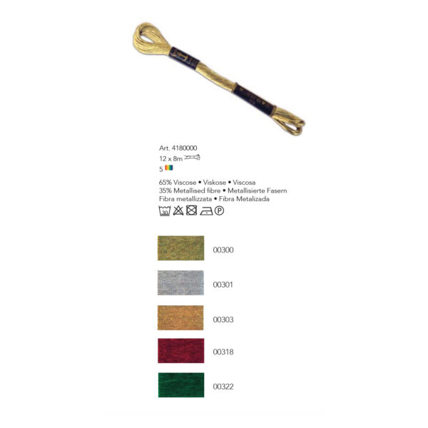Anchor Metallic Embroidery Thread - Lamé