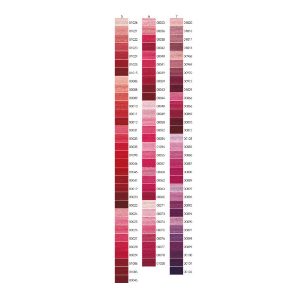 Anchor Stranded Embroidery Cotton - Columns 5 to 7