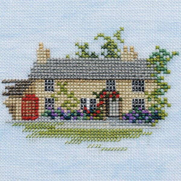 Minuets - Rose Cottage - Counted Cross Stitch Kit - Bothy Threads