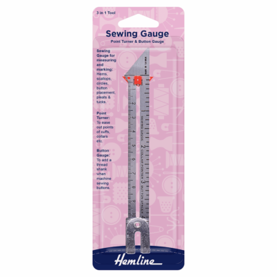 Sewing Button Gauge & Point Turner