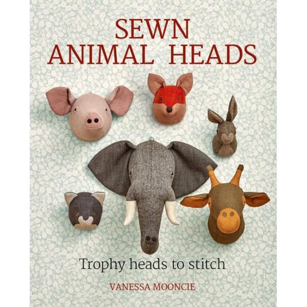 Sewn Animal Heads by Vanessa Mooncie