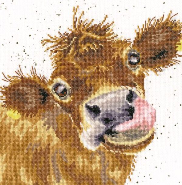 Moo - Wrendale Designs - Cross Stitch Kit - Bothy Threads