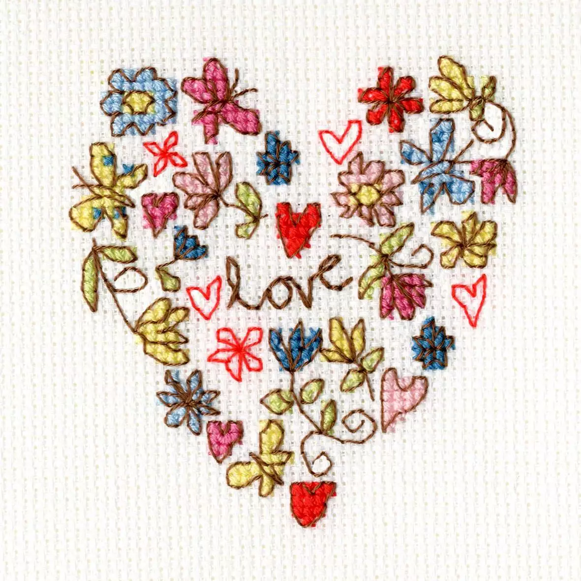 Bothy Threads - Sweet Heart - Counted Cross Stitch Greetings Cards