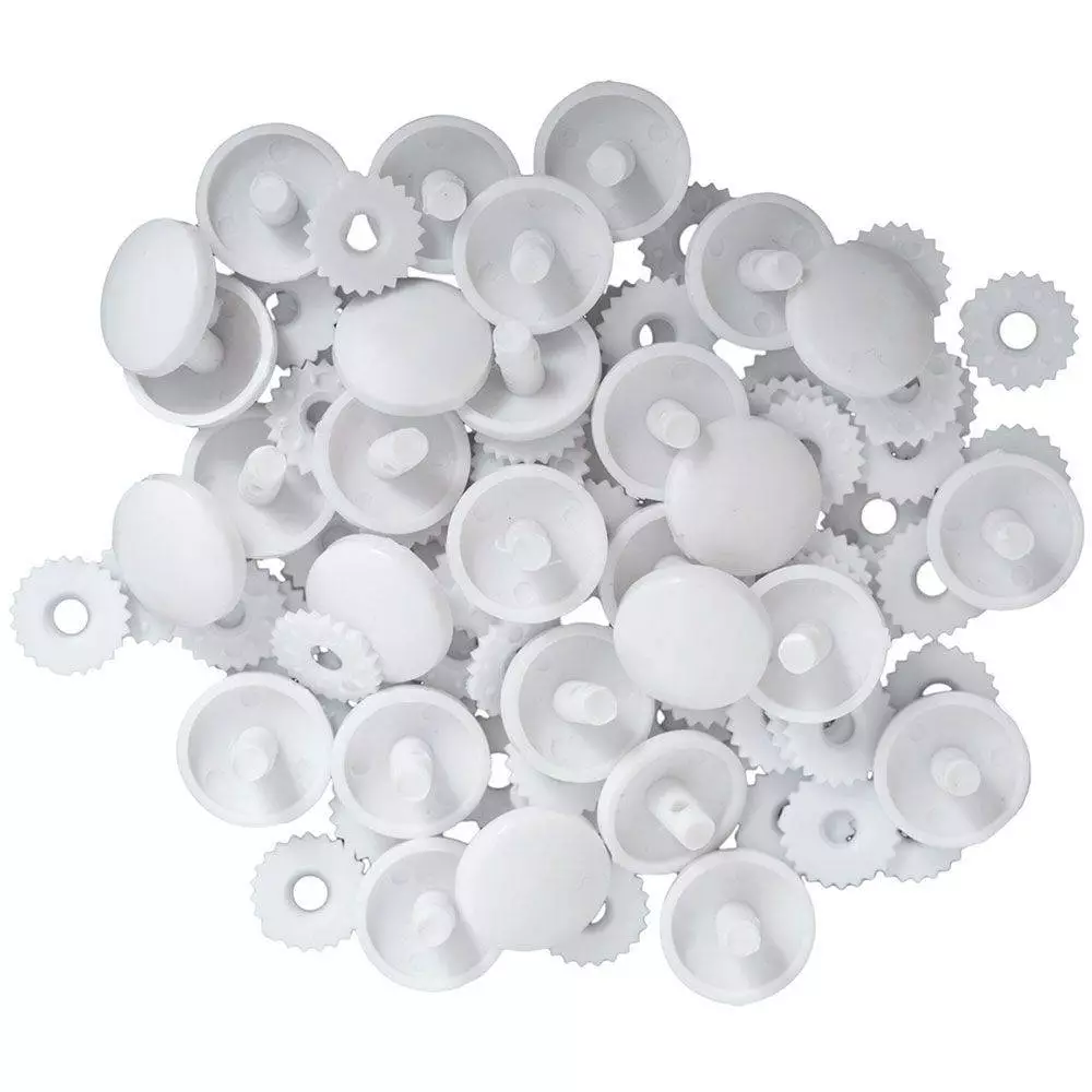 Self-Cover Buttons - Plastic - Various Sizes