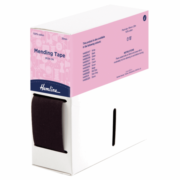 Fabric Mending Tape (Iron-on)- per 1m - Various Colours - Image 14