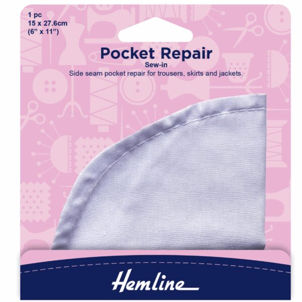 Pocket Repair - Sew On/Iron On