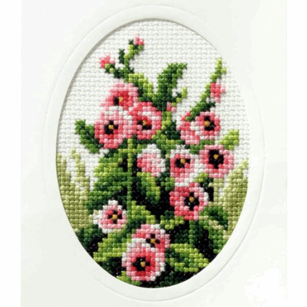 Pre-printed Cross Stitch Greetings Card Kits - Orchidea - Image 3