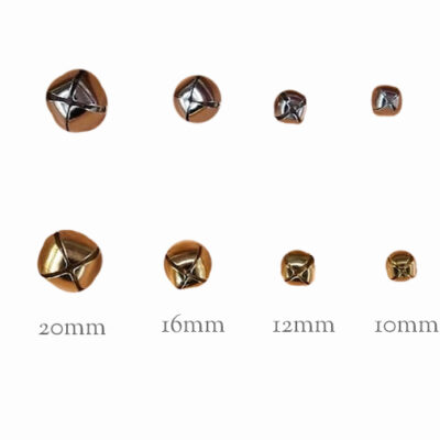 Bells - Gold & Silver - 10-20mm