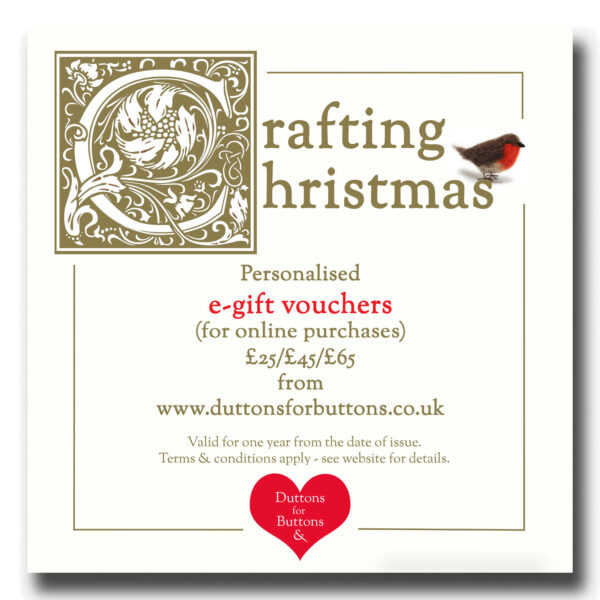 Christmas Duttons for Buttons E-Gift Vouchers (ONLINE ONLY)