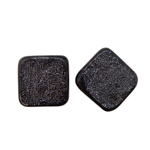 Lionel Nichols - Vintage Glass Textured Square Buttons
