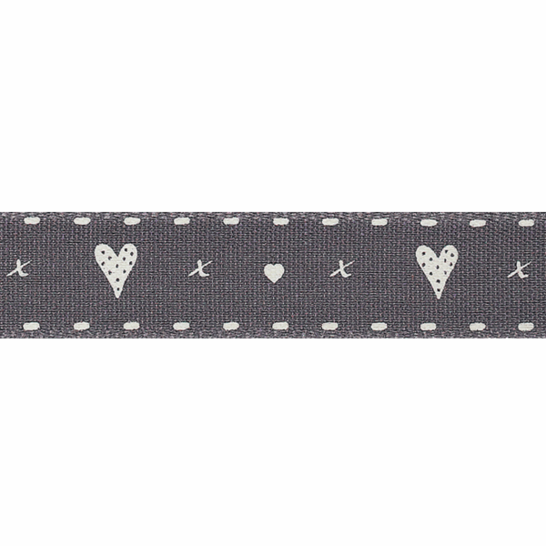 Ribbons - Rustic Heart- 15mm - Image 2