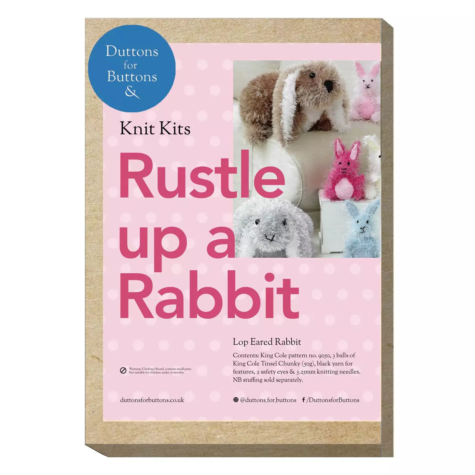 Knit Kits - Lop Eared Rabbit