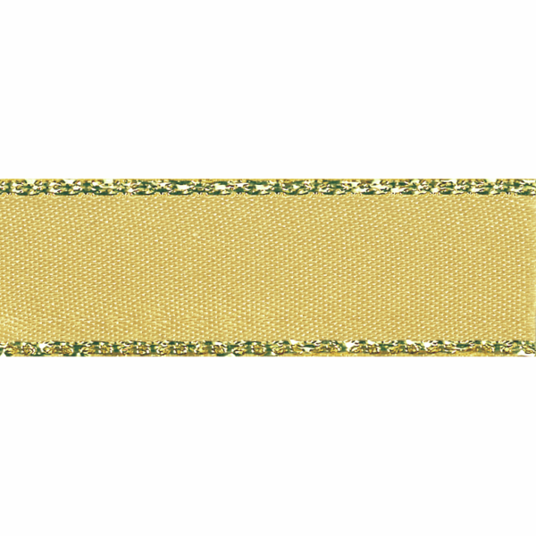 Gold Edged Satin Ribbon- Various - Image 2
