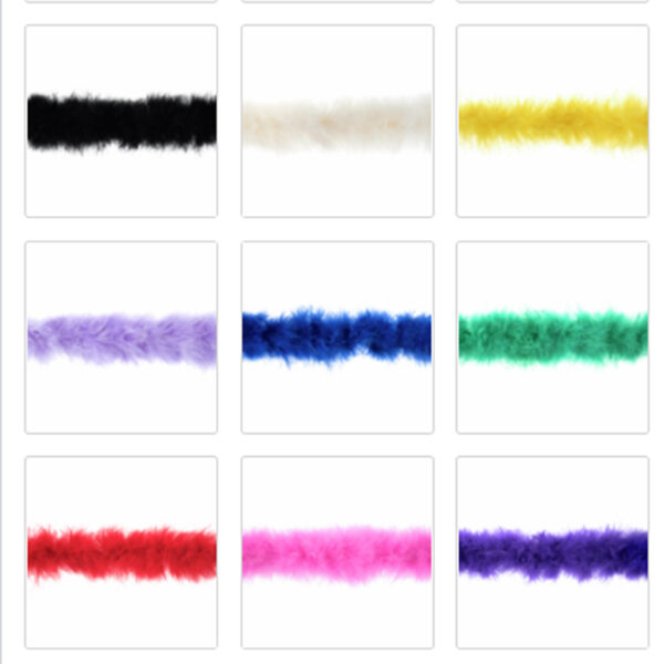 Marabou (Feather) Braid- 4mm- Various
