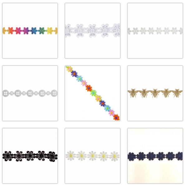 Trimmings- Assortment of Designs