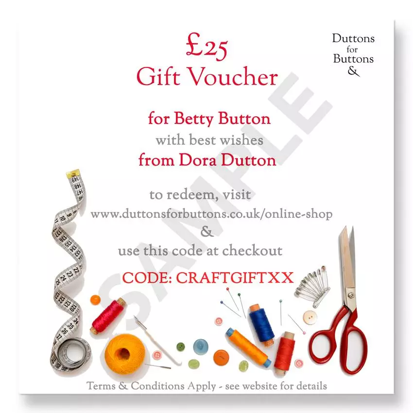 E-Gift Vouchers - Duttons for Button (ONLINE ONLY) - Image 2