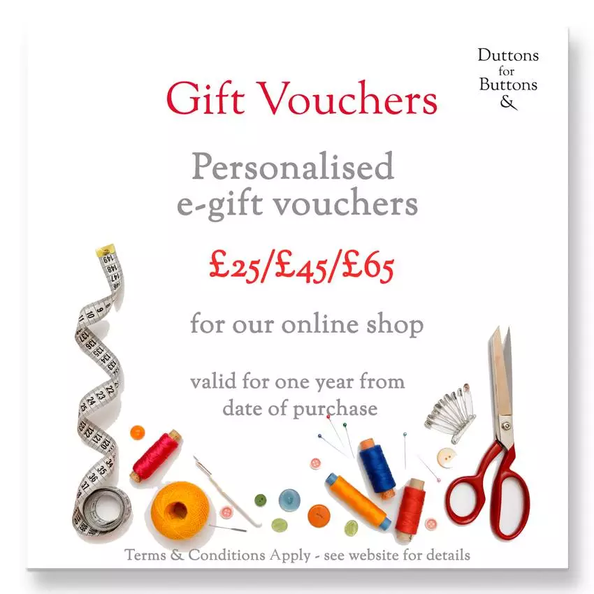 E-Gift Vouchers - Duttons for Button (ONLINE ONLY)