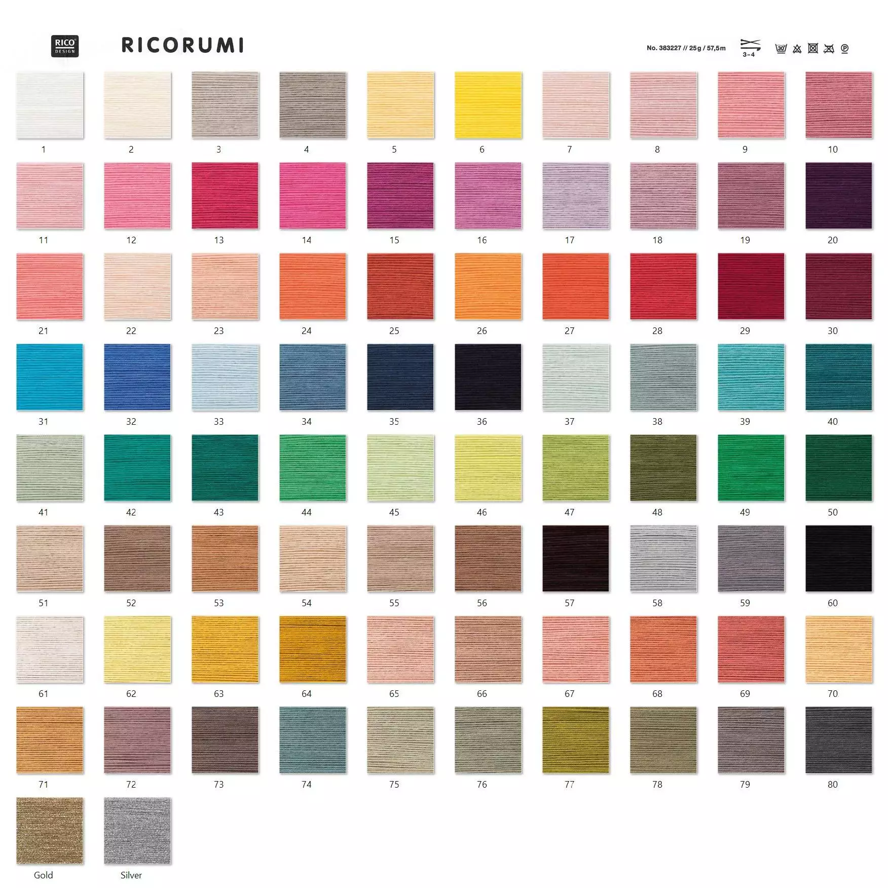 Ricorumi-  100% Cotton - Double Knit (25g) - Image 2