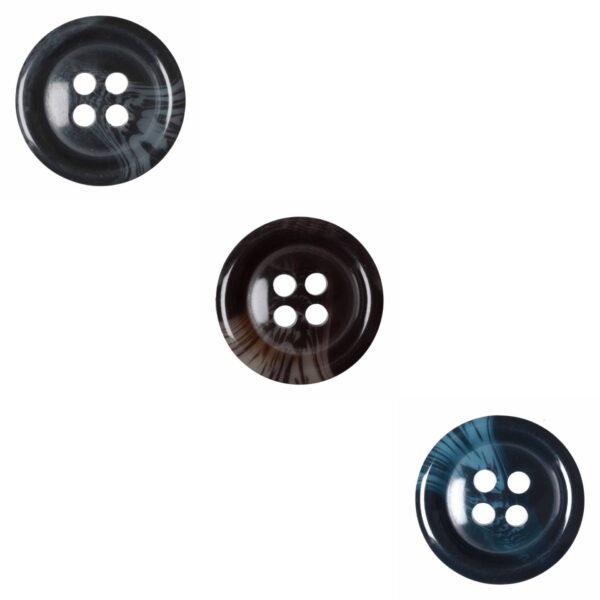 Buttons - Flecked 4-Hole Suit - All Colours & Sizes