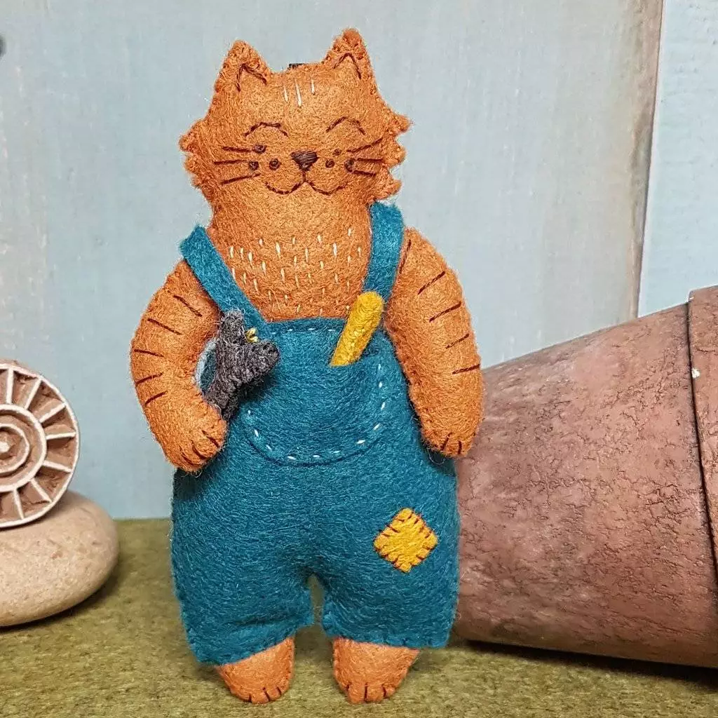 Mini Kit - Mr Cat Mechanic - Corinne Lapierre