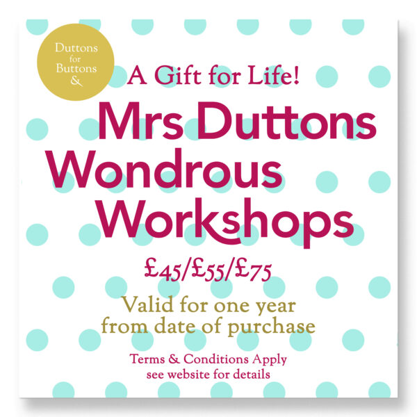 E-Gift Vouchers - Mrs Duttons Wondrous Workshops (FOR ONLINE BOOKING ONLY)
