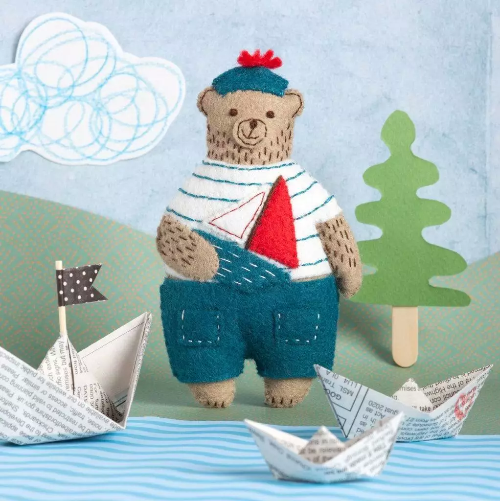 Mini Kit - Marcel The Sailor Bear - Corinne Lapierre