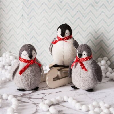 Corinne Lapierre - Baby Penguins - Felt Craft Kit