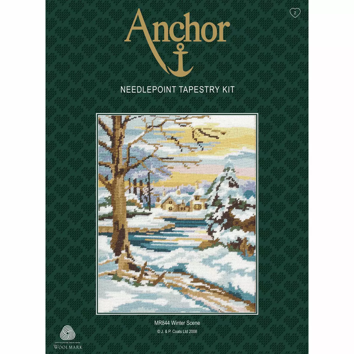 Anchor Threads Needlepoint Tapestry Kit: Winter Scene