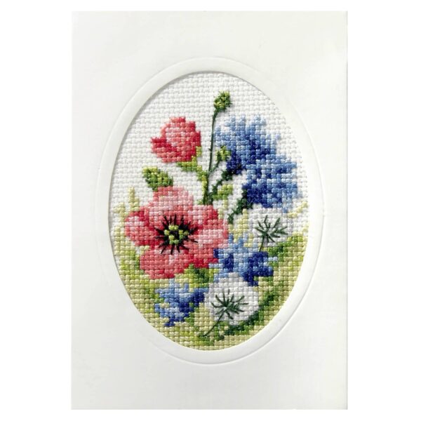 Pre-printed Cross Stitch Greetings Card Kits - Orchidea - Image 4