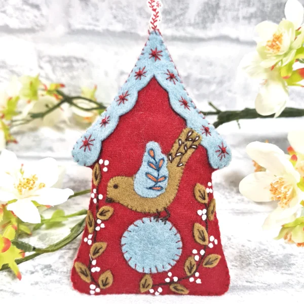 Mini Kit - Folk Birdhouse - Corinne Lapierre