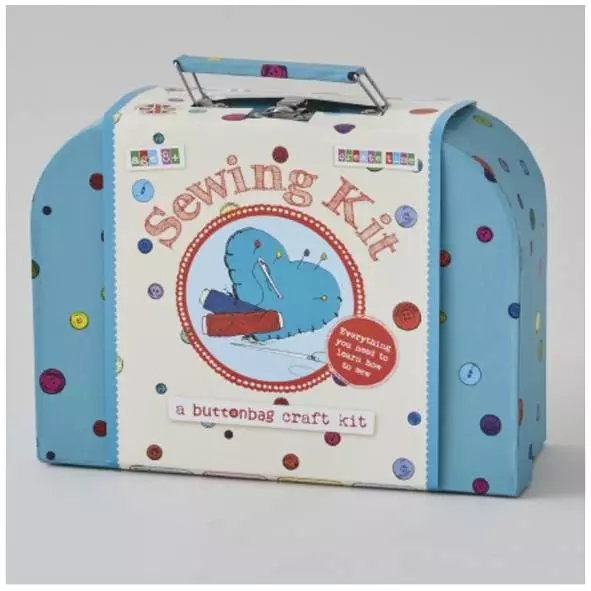 Children's Sewing Kit (Age 8+)- Buttonbag Suitcase
