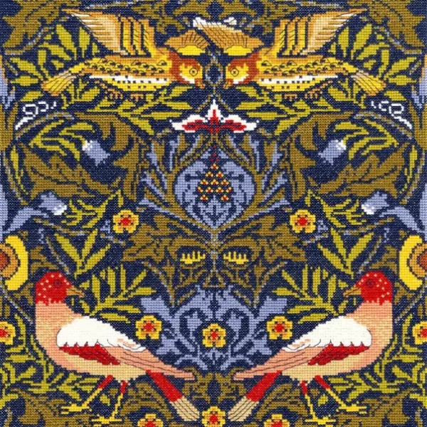 Bird - William Morris - Counted Cross Stitch Kit - Bothy Threads