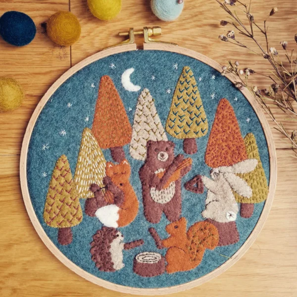 Woodland Melody - Applique Hoop Kit - Corinne Lapierre