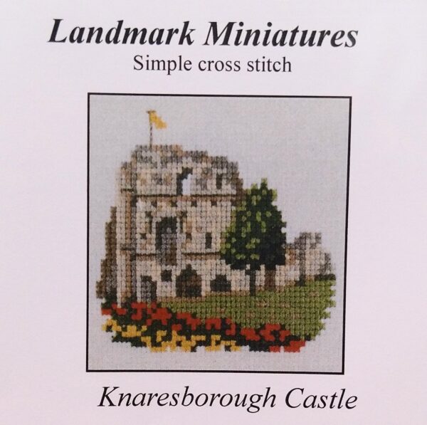 Knaresborough Castle - Counted Cross Stitch Kit - Landmark Miniatures