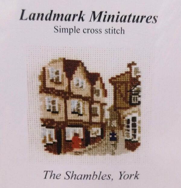 The Shambles York - Landmark Miniatures - Counted Cross Stitch Kit