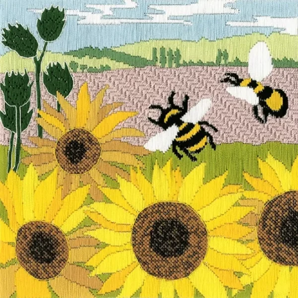 Sunflower Fields - Silken Long Stitch - Bothy Threads
