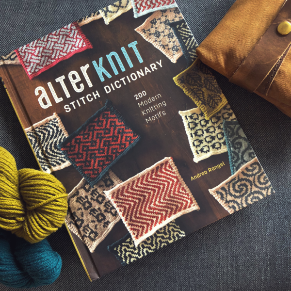 Alter Knit Stitch Dictionary - 200 Modern Knitting Motifs Book by Andrea Rangel
