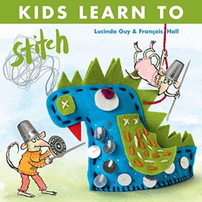 children's crafts, stitch, kids, learn to