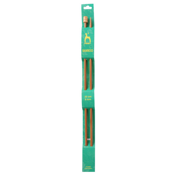 Knitting Needles - Straight Single Ended - Bamboo - Image 3