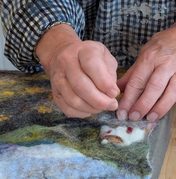 Felted Landscapes (Wet Felting, Needle Felting & Stitch) - Sunday 13 July 2025 (10am - 4pm) Ilkley - Image 6